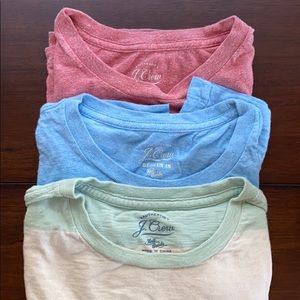 J.Crew Small Knit Tee Three Pack